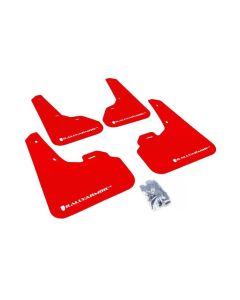 Rally Armor 10-13 Mazda3/Speed3 (Hatch/Sedan) Red UR Mud Flap w/White Logo - MF17-UR-RD/WH