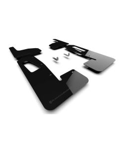 Rally Armor Mudflaps for Rivian R1T 2022 - Black Logo