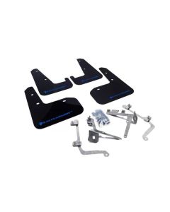 Rally Armor UR Mud Flap Set Black w/Blue Logo Subaru WRX | STI 11-22- RALL-MF19-UR-BLK/BL
