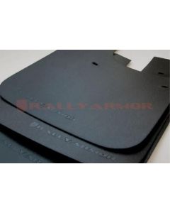 Rally Armor 93-01 Subaru Impreza RS Basic Black Mud Flap w/ Black Logo - MF2-BAS-BLK