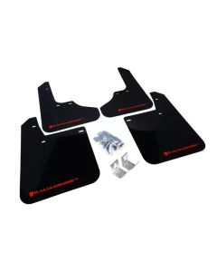 Rally Armor UR Rally Mud Flap Set Black w/Red Logo Subaru Impreza 93-01- RALL-MF2-UR-BLK/RD