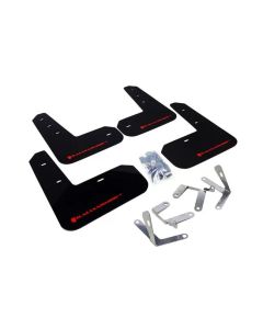 Rally Armor UR Mud Flap Set Black w/Red Logo Subaru BRZ | Scion FR-S 13-16- RALL-MF23-UR-BLK/RD