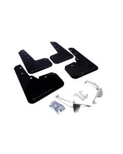 Rally Armor UR Mud Flap Set Black w/Grey Logo Subaru XV Crosstrek 13-17- RALL-MF26-UR-BLK/GRY