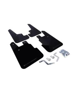 Rally Armor UR Mud Flap Set Black w/Grey Logo Subaru Forester 14-18- RALL-MF28-UR-BLK/GRY