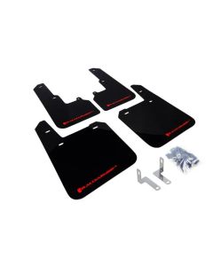 Rally Armor UR Mud Flap Set Black w/Red Logo Subaru Outback 15-18- RALL-MF36-UR-BLK/RD