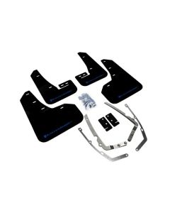 Rally Armor 15-21 MKVII VW Golf/GTI Black UR Mud Flap w/Blue Logo - MF37-UR-BLK/BL