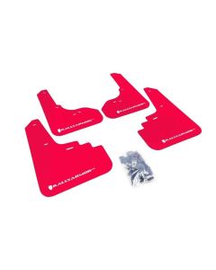 Rally Armor 05-09 Subaru Legacy / Outback Red UR Mud Flap w/White Logo - MF4-UR-RD/WH