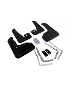 Rally Armor 15-17.5 MKVII VW Golf R Black UR Mud Flap w/Grey Logo - MF40-UR-BLK/GRY