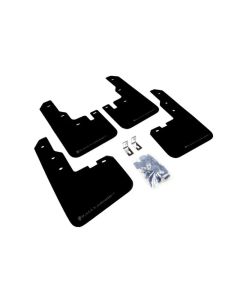 Rally Armor 16-18 Toyota RAV4 Black UR Mud Flap w/ Grey Logo - MF44-UR-BLK/GRY