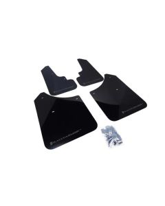 Rally Armor UR Mud Flap Set Black w/Grey Logo Subaru Forester 03-08- RALL-MF5-UR-BLK/GRY