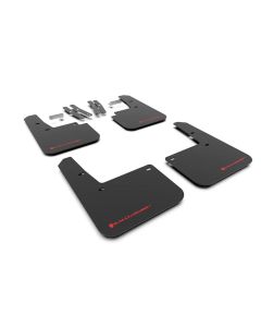 Rally Armor Black UR Mud Flap Red Logo Hyundai Kona 2018-2022- RALL-MF63-UR-BLK/RD