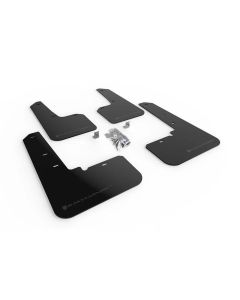 Rally Armor Black UR Mud Flap w/ Grey Logo Subaru Outback 2020-2022- RALL-MF66-UR-BLK/GRY
