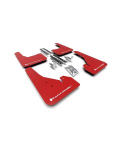 Rally Armor Red UR Mud Flap w/ White Logo Toyota Corolla Hatchback 2018-2022- RALL-MF67-UR-RD/WH