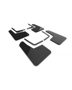 Rally Armor Black Mud Flap/Metallic Black Logo Ford F-150 2021-2023- RALL-MF73-UR-BLK-MBK
