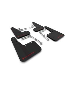 Rally Armor Black Mud Flap w/ Red Logo Toyota GR Yaris Hatchback 2020-2022- RALL-MF74-UR-BLK/RD