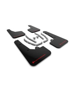 Rally Armor Black UR Mudflap with Red Logo Hyundai Tucson 2022- RALL-MF75-UR-BLK-RD