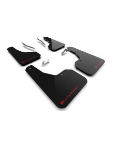Rally Armor 22-24 Subaru Forester (Incl. Wilderness) Black UR Mud Flap w/Red Logo - MF82-UR-BLK/RD