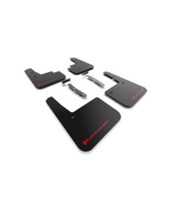Rally Armor Black UR Mudflap with Red Logo Hyundai Kona N 2022- RALL-MF83-UR-BLK-RD