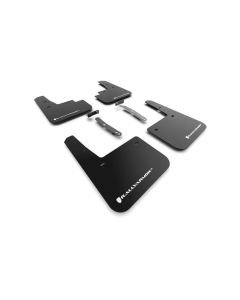 Rally Armor Black UR Mudflap with White Logo Hyundai Kona N 2022- RALL-MF83-UR-BLK-WH