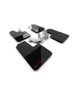 Rally Armor Black Mud Flap/Red Logo Ford Bronco 2021-2023- RALL-MF85-NO-PL-RD