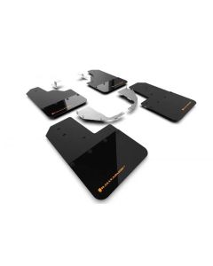 Rally Armor Black Mud Flap/Cy Orange Logo Ford Bronco 2021-2023- RALL-MF85-NO-ST-COR