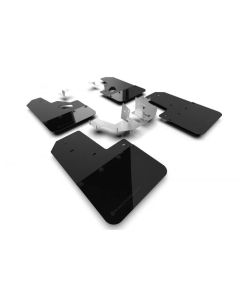 Rally Armor Black Mud Flap/Metallic Black Logo Ford Bronco 2021-2023- RALL-MF85-RR-PL-MBK