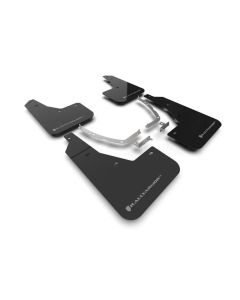 Rally Armor Black Mudflap with Silver Logo Hyundai Ioniq 5 2022- RALL-MF87-UR-BLK-SIL