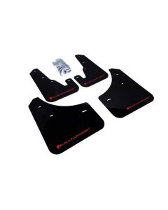 Rally Armor UR Rally Mud Flap Set Black w/Red Logo Mazda Mazda 3 04-09- RALL-MF9-UR-BLK/RD