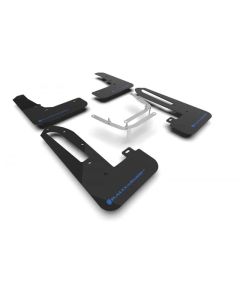Rally Armor Black Mud Flap/Nitrous Blue Logo Honda Civic 2024- RALL-MF97-UR-BLK-NB