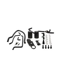 Mishimoto 2013+ Cadillac ATS 2.0T Baffled Oil Catch Can Kit - Black - MMBCC-ATS4-13SBE