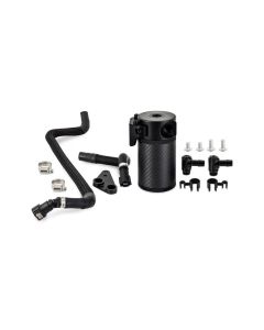 Mishimoto 2020+ Chevrolet Corvette C8 Baffled Oil Catch Can Kit (PCV Side) - Carbon Fiber - MMBCC-C8-20PCF