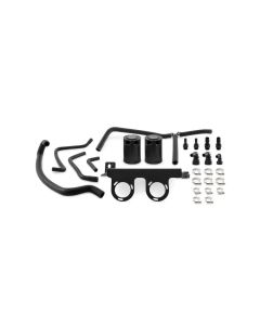 Mishimoto 2016+ Chevrolet Camaro 2.0T Baffled Oil Catch Can Kit - Black - MMBCC-CAM4-16SBE
