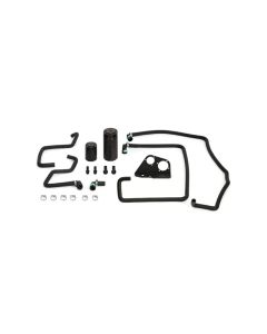 Mishimoto Black Baffled Oil Catch Can Kit Ford F-150 2015-2016- MISH-MMBCC-F35T-15SBE