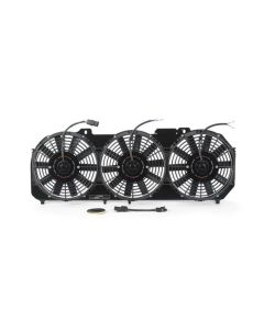 Mishimoto 89-01 Jeep Cherokee XJ 4.0L Performance Aluminum Fan Shroud w/ Controller - Black - MMFS-XJ-89KBK