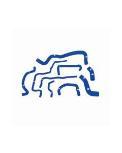Mishimoto 99-05 Volkswagen Golf 1.8T Blue Silicone Hose Kit - MMHOSE-GLF-99BL