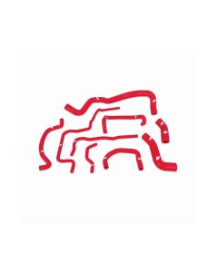 Mishimoto Red Silicone Hose Kit Volkswagen Golf MK4 | MK5 1.8T 1999-2005- MISH-MMHOSE-GLF-99RD