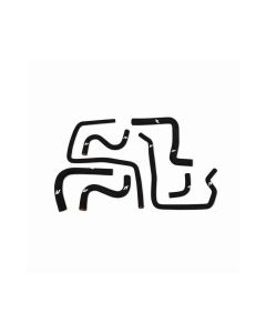 Mishimoto Black Silicone Ancillary Hoses Subaru WRX | STI 2.5L Turbo 2004-2007- MISH-MMHOSE-SUB-ANC4BK
