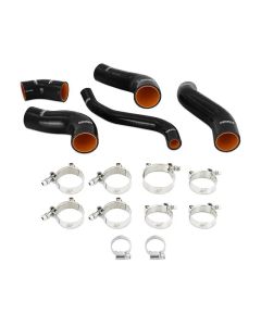 Mishimoto 13-17 Hyundai Veloster Turbo Silicone Intercooler Hose Kit - Black - MMHOSE-VLSTR-13TBK