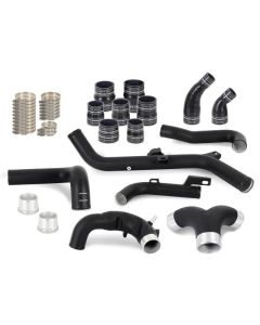 Mishimoto 21+ Bronco 2.7L Intercooler Pipe Kit Micro Wrinkle Black - MMICP-BR27-21MWBK