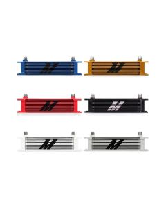 Mishimoto Universal 10 Row Oil Cooler - Black - MMOC-10BK