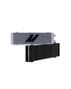 Mishimoto Silver Large Universal Dual Pass Bar & Plate Oil Cooler- MISH-MMOC-DP-LSL