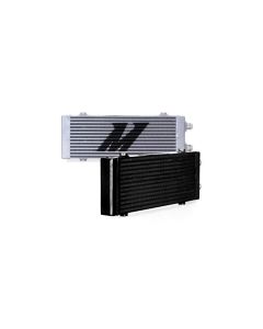 Mishimoto Universal Medium Bar and Plate Dual Pass Silver Oil Cooler - MMOC-DP-MSL