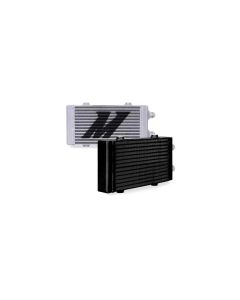 Mishimoto Universal Small Bar and Plate Dual Pass Black Oil Cooler - MMOC-DP-SBK