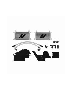 Mishimoto Silver Oil Cooler Kit Mitsubishi EVO X 2008-2014- MISH-MMOC-EVO-08