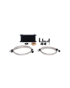 Mishimoto 2016+ Mazda Miata Thermostatic Oil Cooler Kit - Black - MMOC-MIA-16TBK