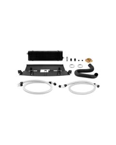 Mishimoto Black Thermostatic Oil Cooler Kit Ford Mustang GT 2018+- MISH-MMOC-MUS8-18TBK