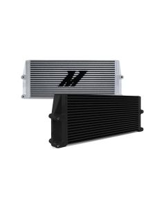 Mishimoto Heavy-Duty Oil Cooler - 17in. Same-Side Outlets - Black - MMOC-SSO-17BK