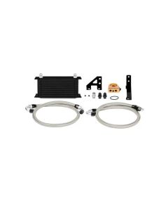 Mishimoto 15 Subaru STI Thermostatic Oil Cooler Kit - Black - MMOC-STI-15TBK