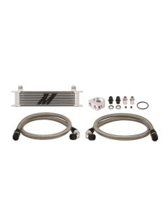 Mishimoto Universal 10 Row Oil Cooler Kit (Metal Braided Lines) - MMOC-U