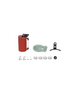 Mishimoto Wrinkle Red Large Universal Aluminum Oil Catch Can- MISH-MMOCC-LAWRD